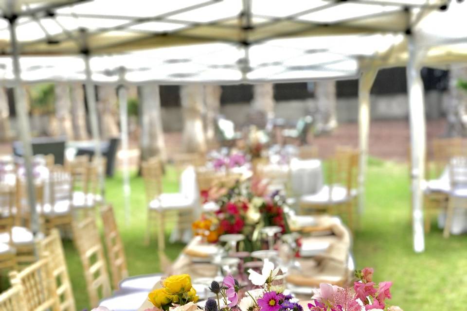 Nuestra mesa jardín