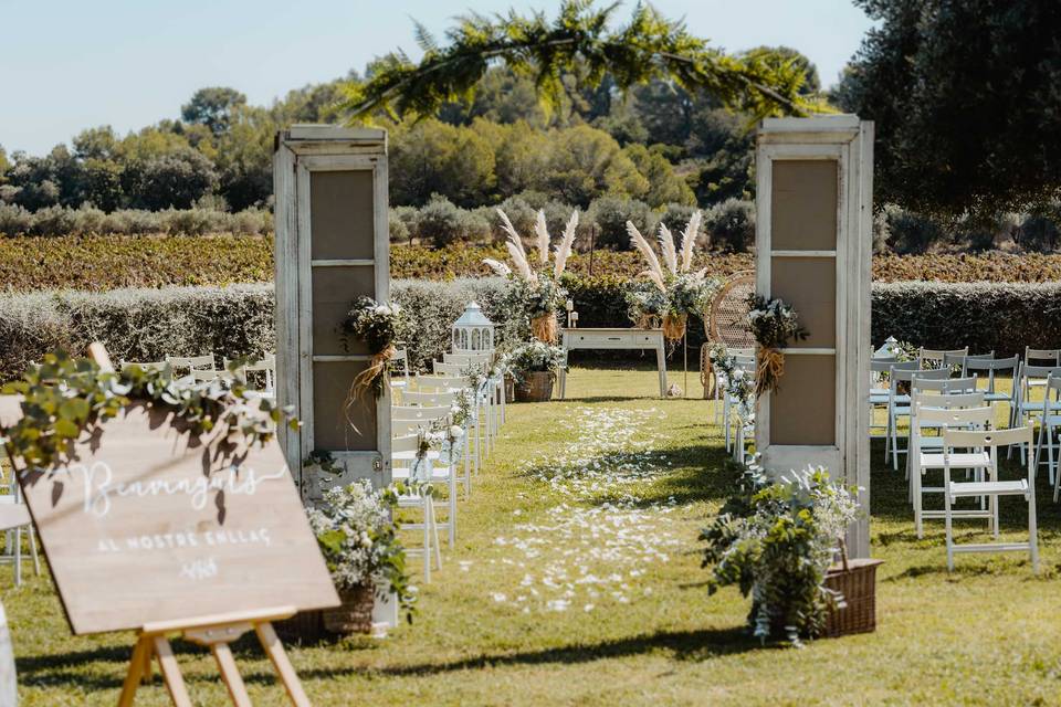 Ceremonia en el Clos la Plana