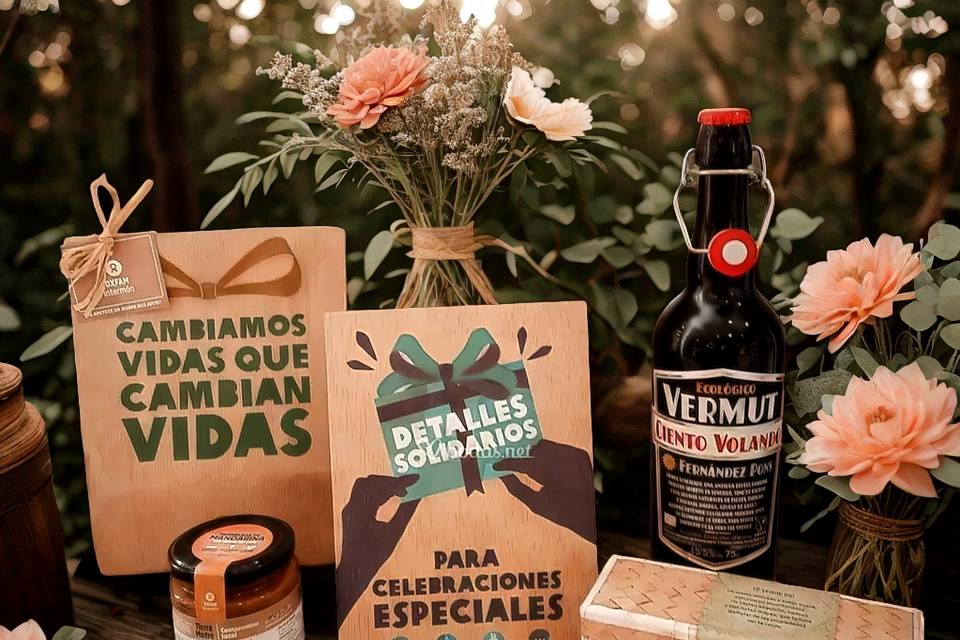 Detalles solidarios para bodas