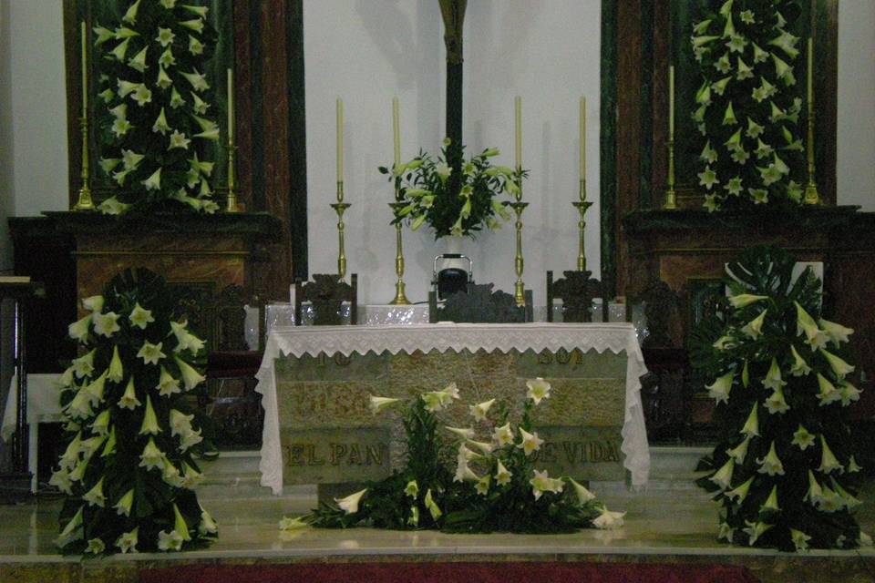 Decoración del altar