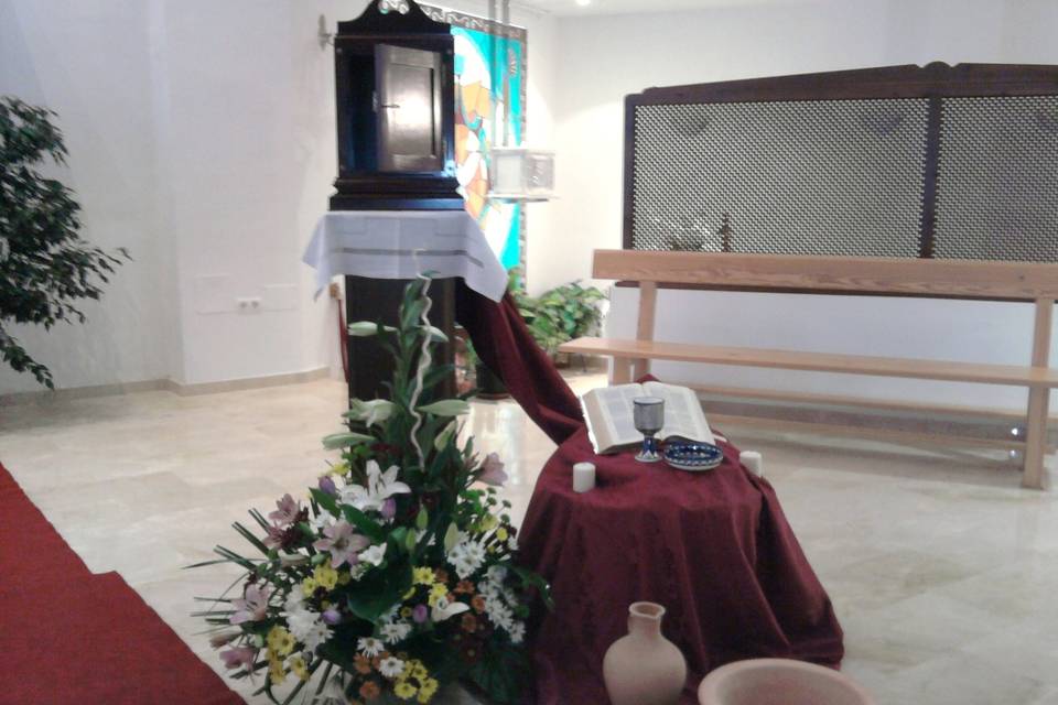 Decoración del altar