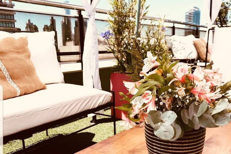 Arreglos florales mesa