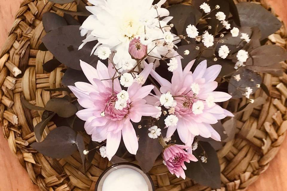 Arreglos florales mesa