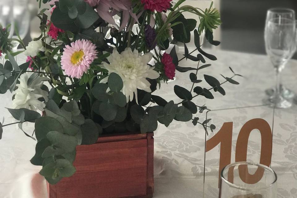 Arreglos florales mesa