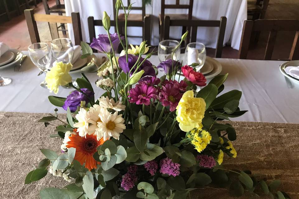 Arreglos florales mesa