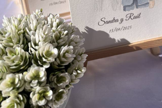 Ilustraciones boda