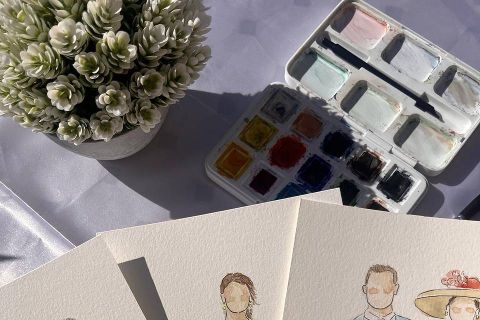 Ilustraciones boda