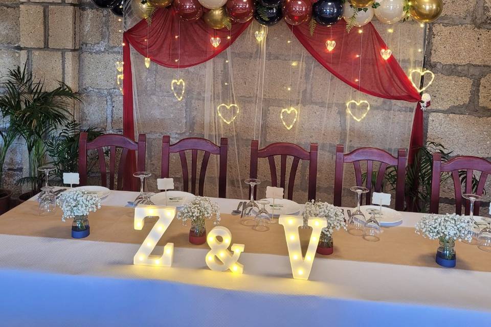 Mesa novios