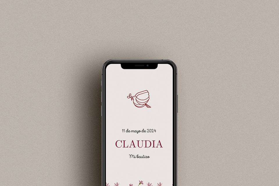 Diseño de invitación digital