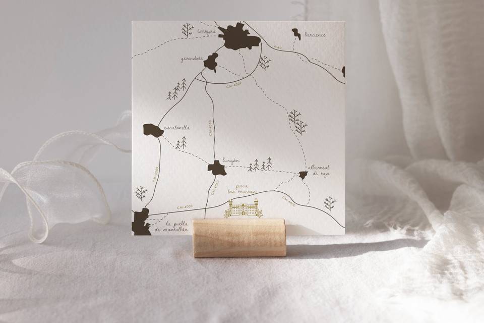 Diseño de invitación física