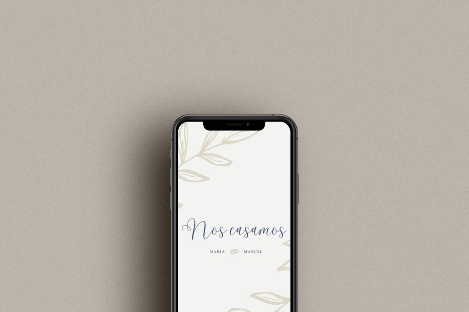 Diseño de invitación digital