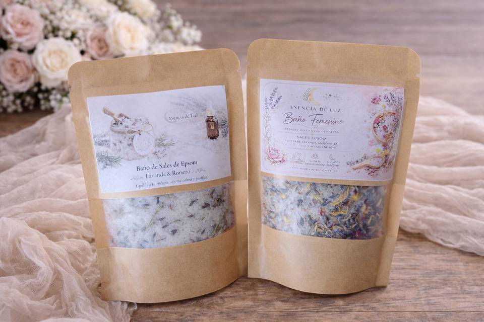 Sales de baño con plantas