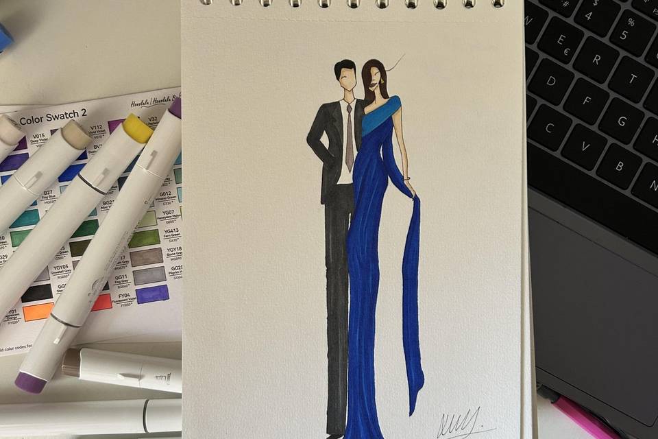 Pareja de invitados