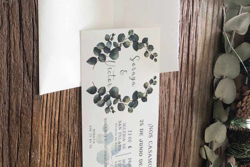 Invitaciones en papel