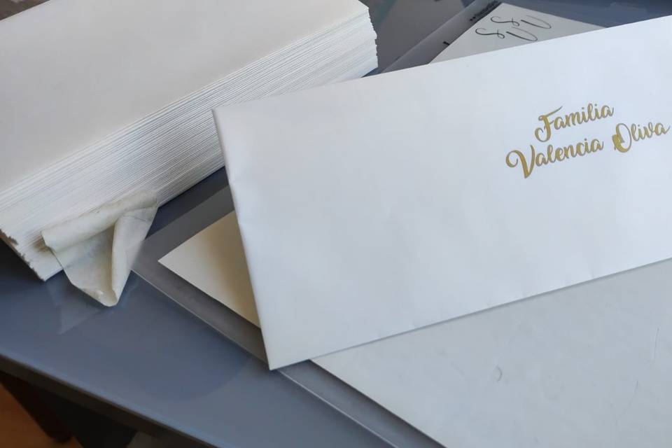 Sobres personalizados