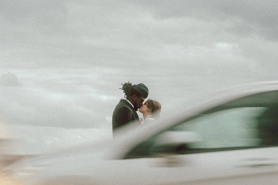 Pareja en boda civil en Paris
