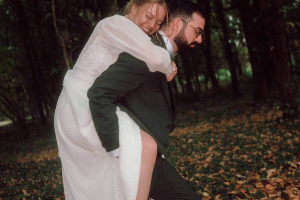 Momento entre novios
