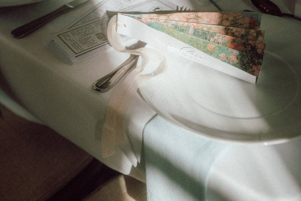 Mesa de boda bridgerton
