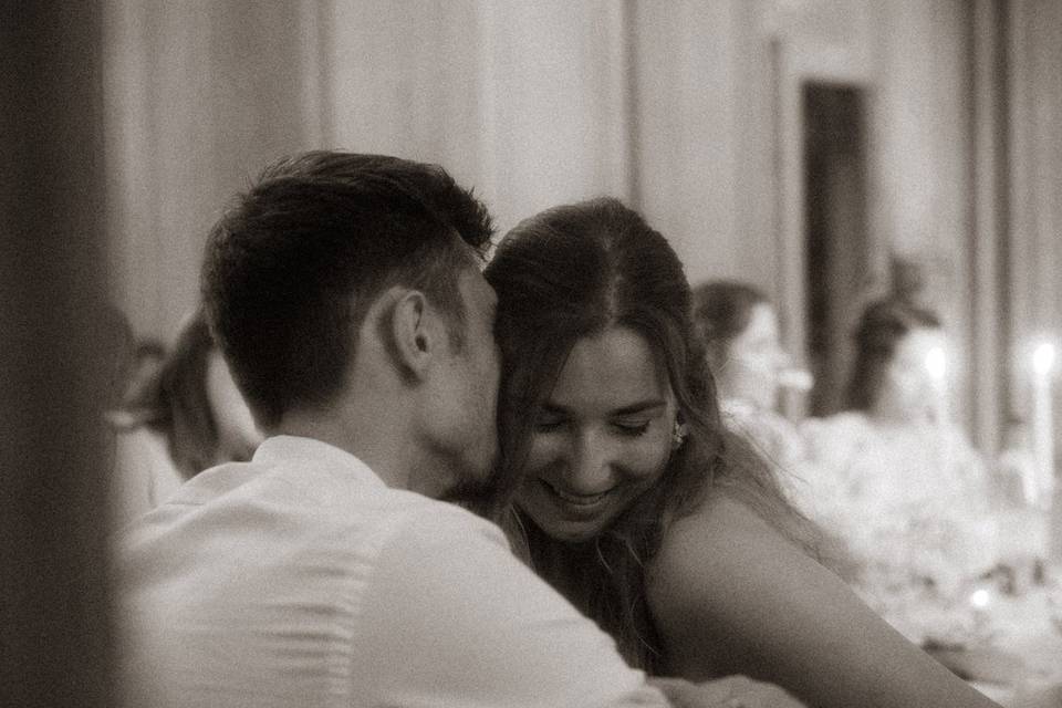 Momento durante la cena