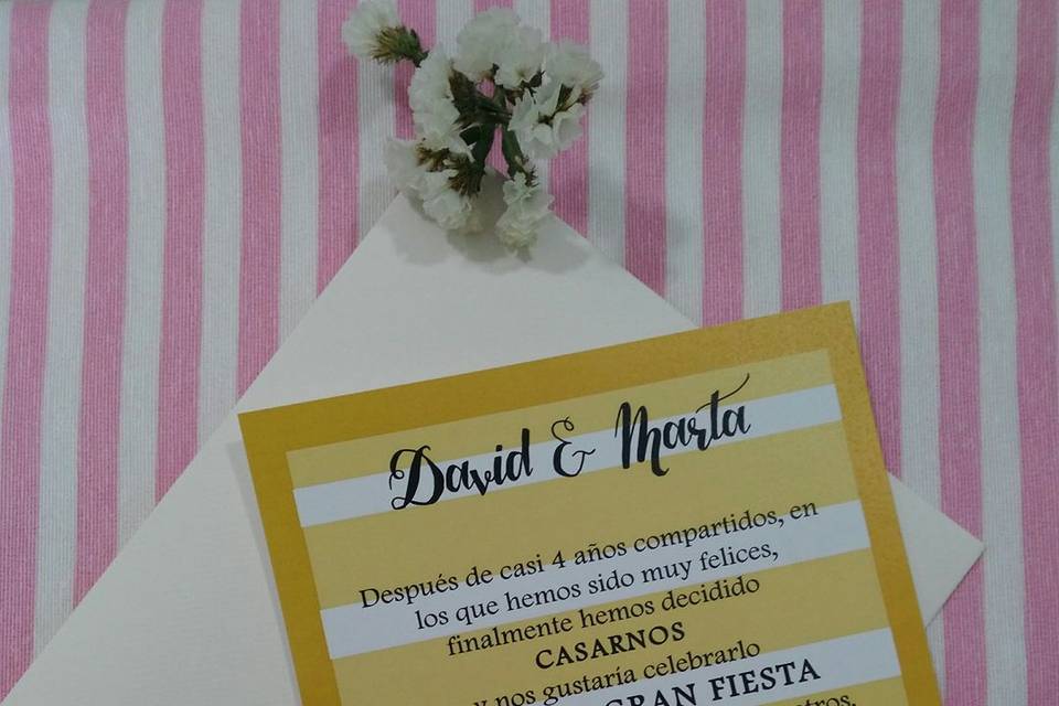 Invitación personalizada