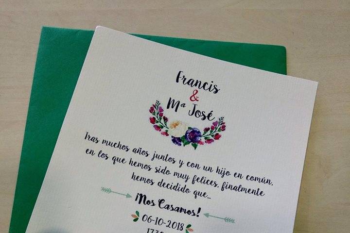 Invitación elegante