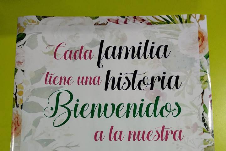 Cartel bienvenidos