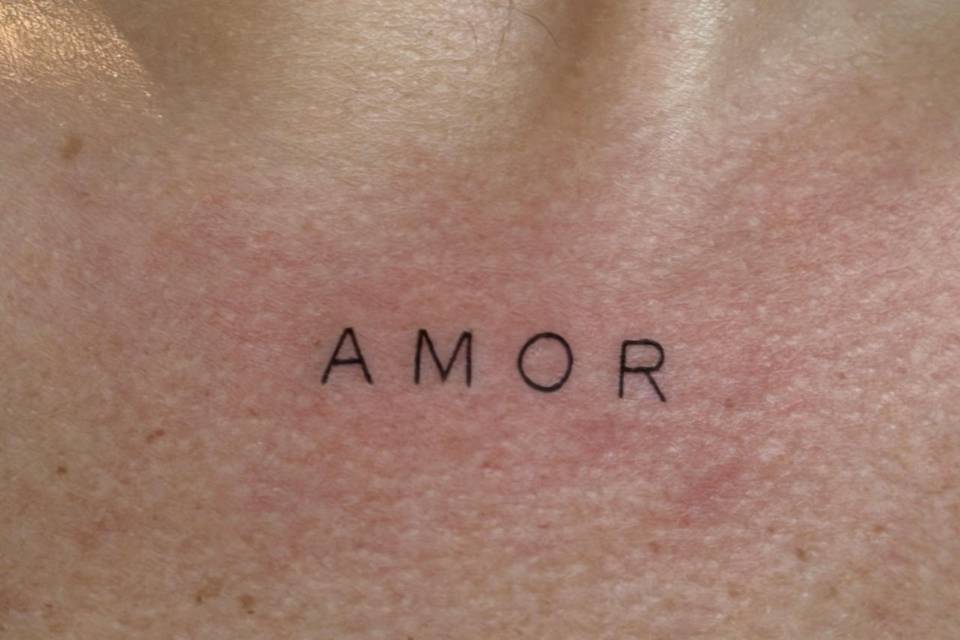 Tatuaje palabra
