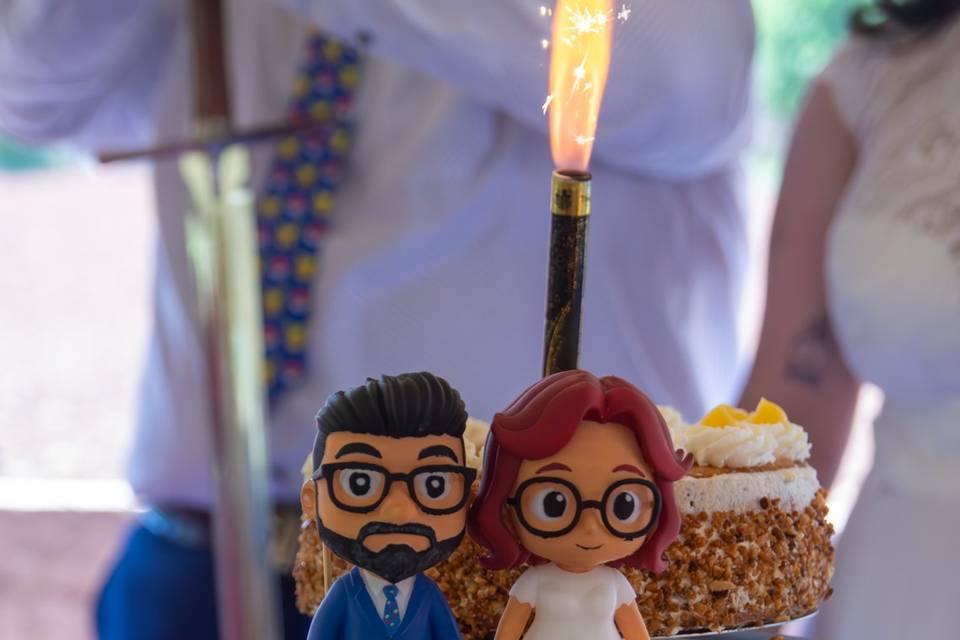 Tarta boda l & d