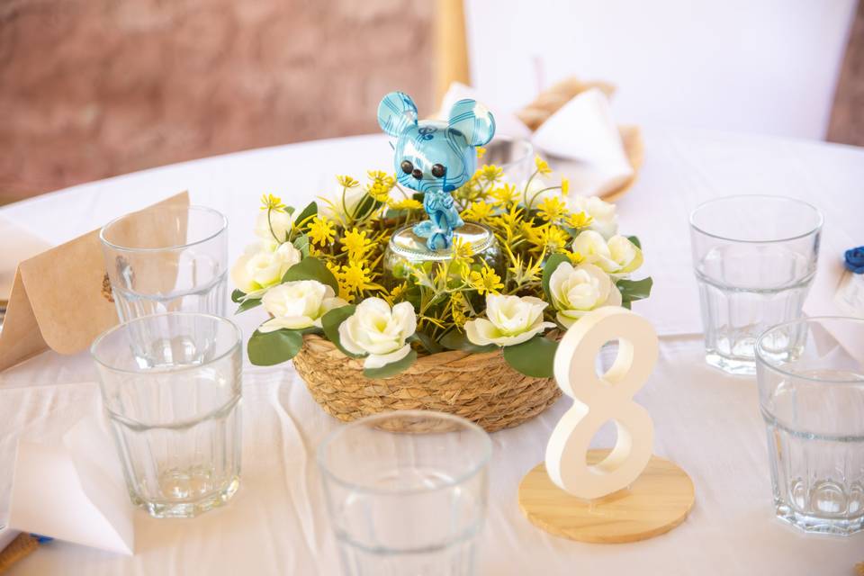 Decoración mesas