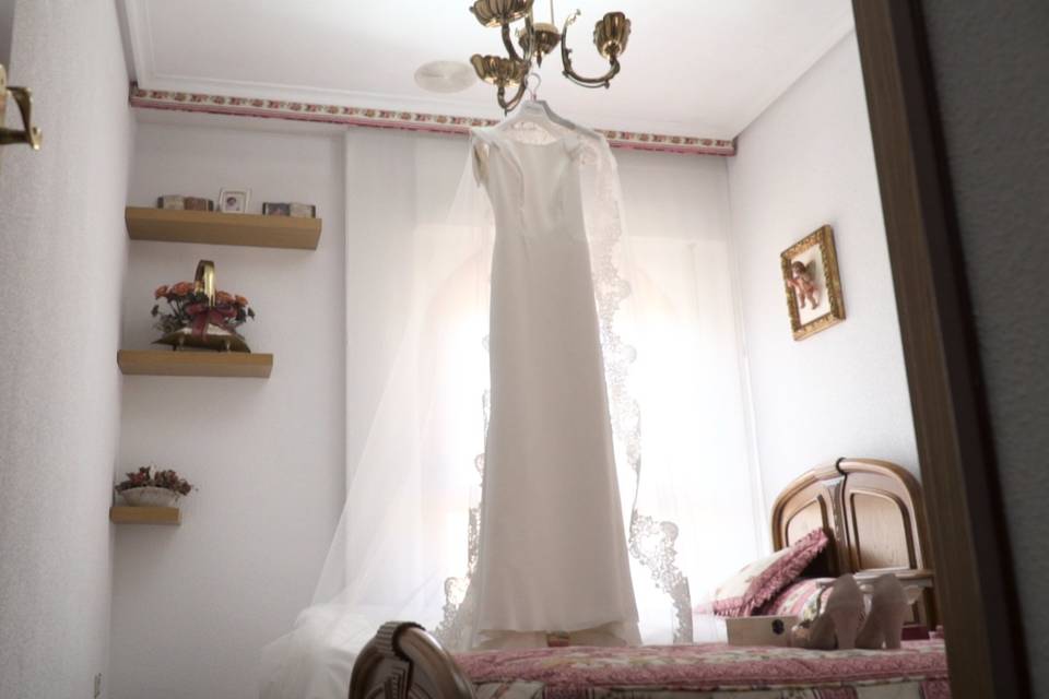 El vestido de novia