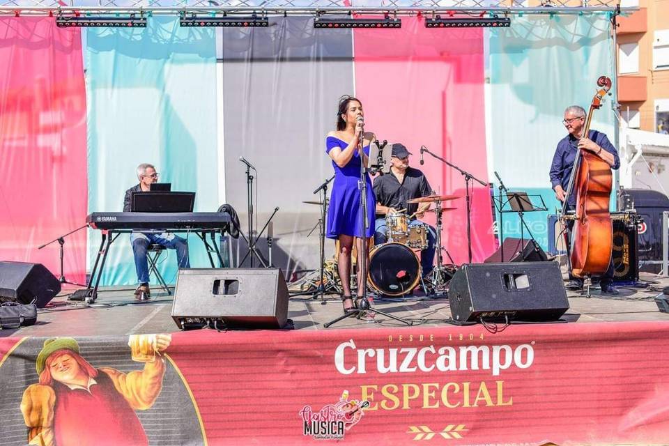 Jazzostika en concierto