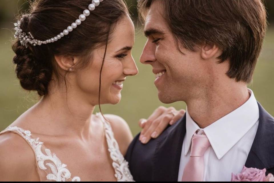 Maquillaje y peinado novia