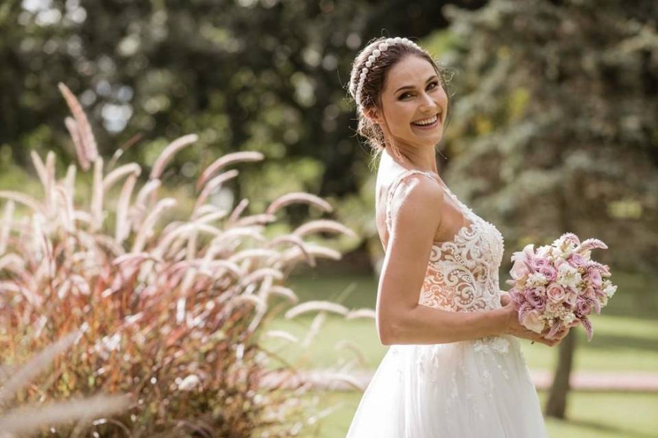 Maquillaje y peinado novia