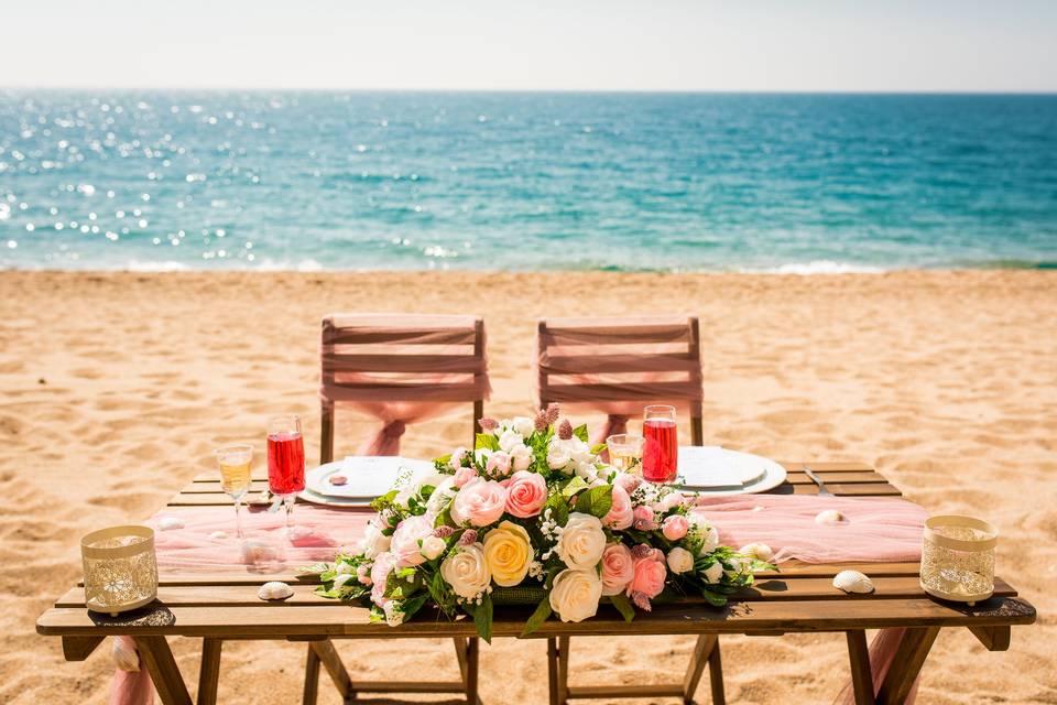 Boda en la playa