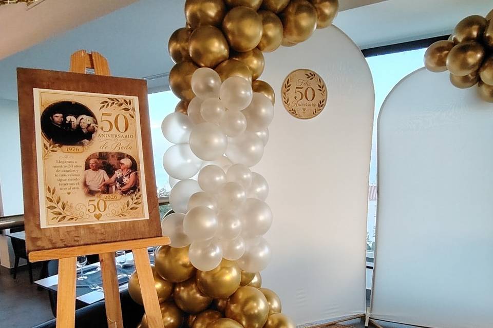 Photocall Bodas de Oro