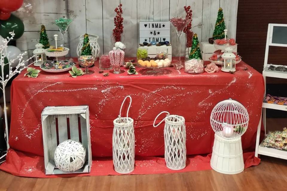 Candy bar navidad