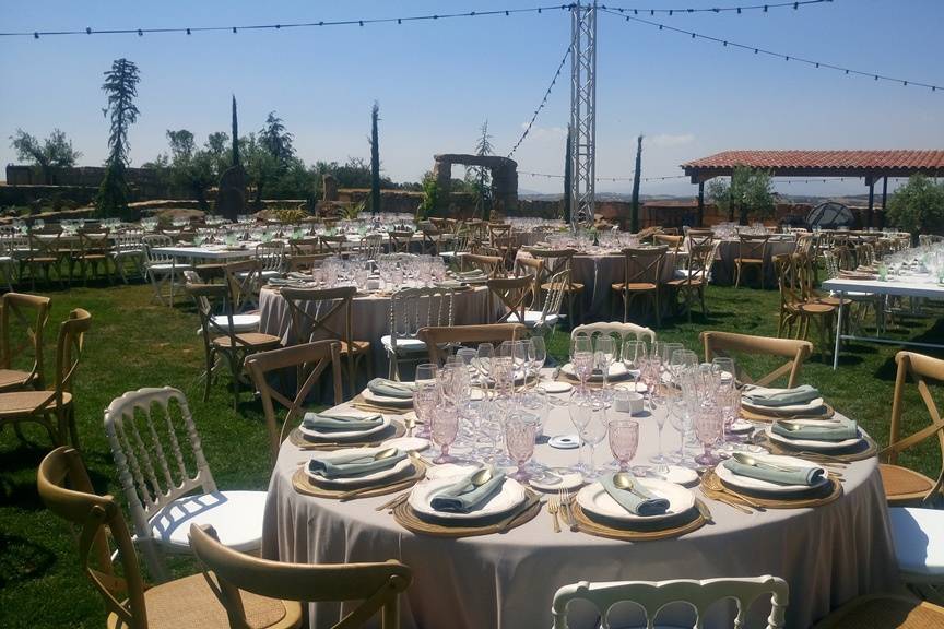 Banquete al aire libre