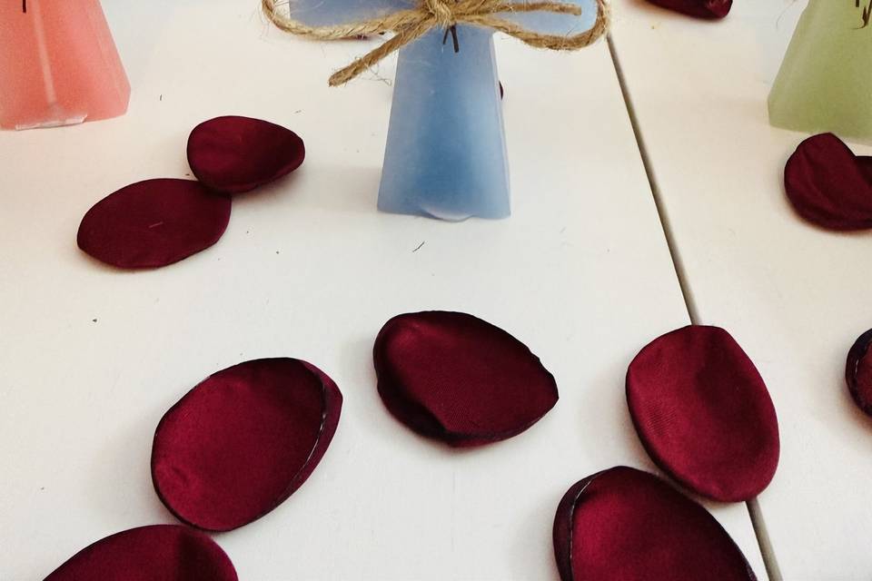 Rosa azul verde cruz
