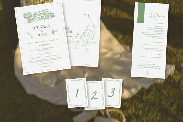 Papelería de boda