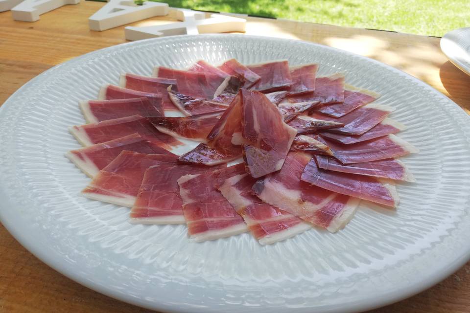 Plato de jamón