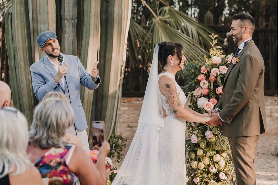Boda con amor+humor,Cartagena