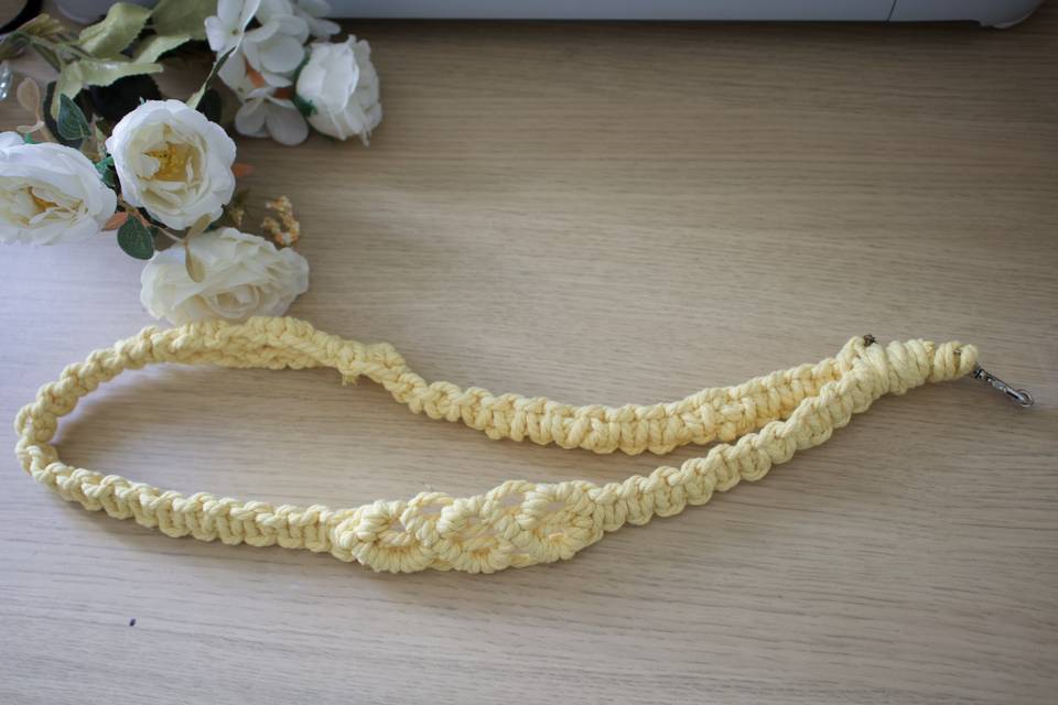 Colgador de movil macrame