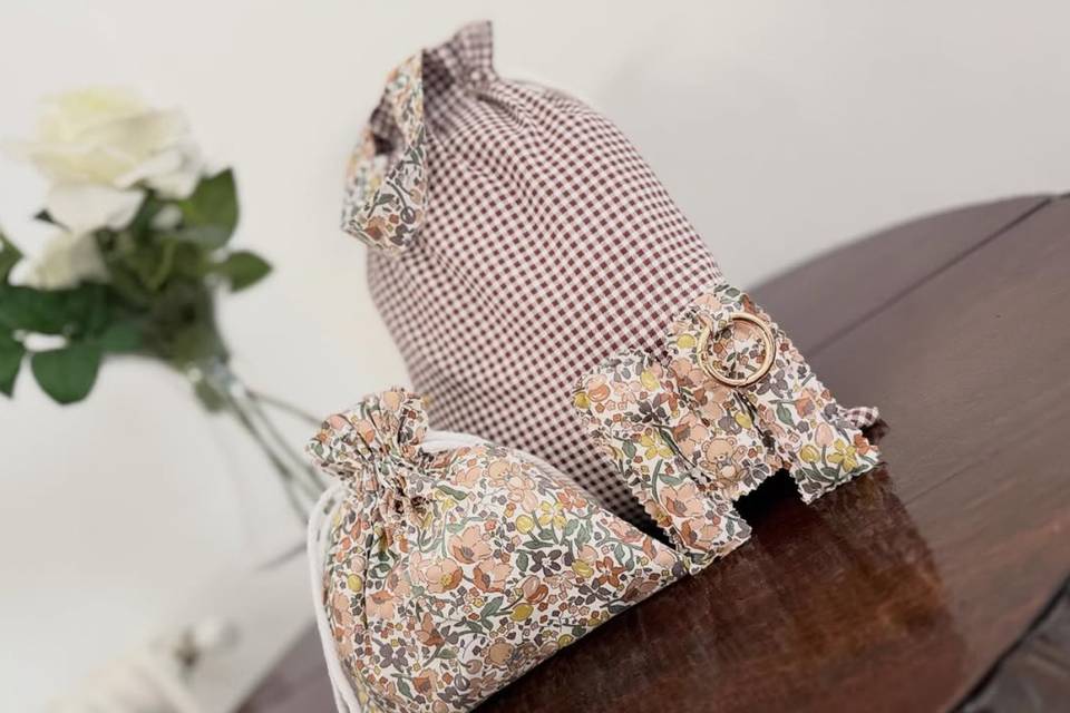 Bolsas, mochilas, letras