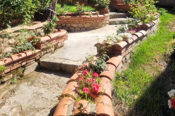 Jardín complejo rural