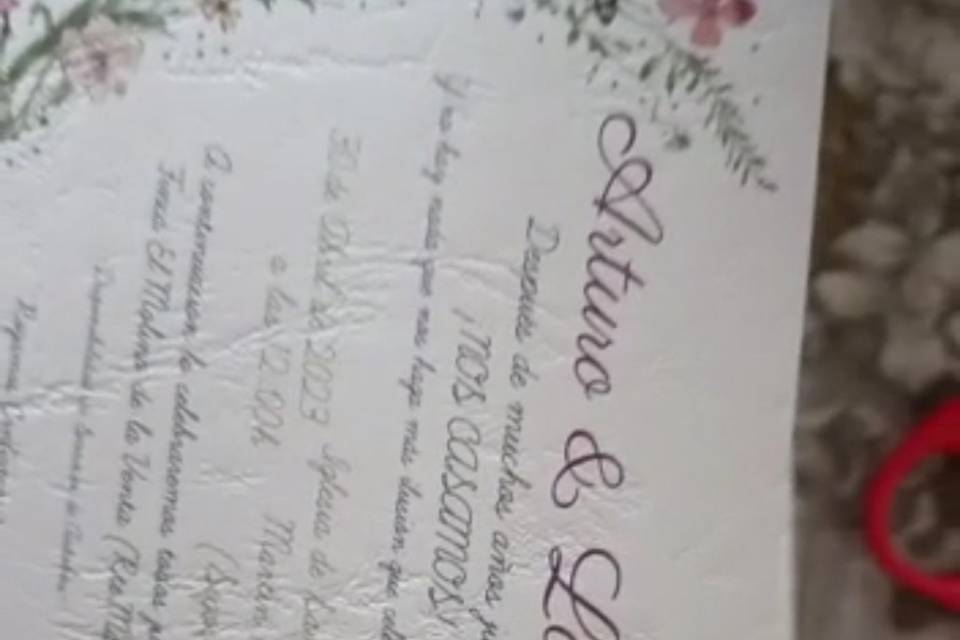 Invitaciones de boda