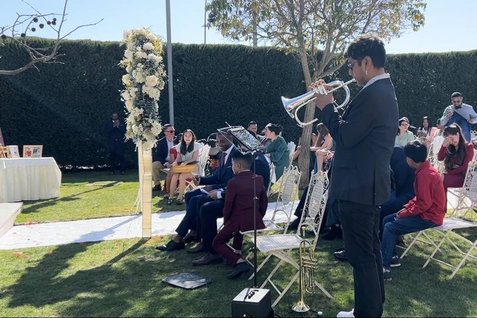 Acompañando a los invitados