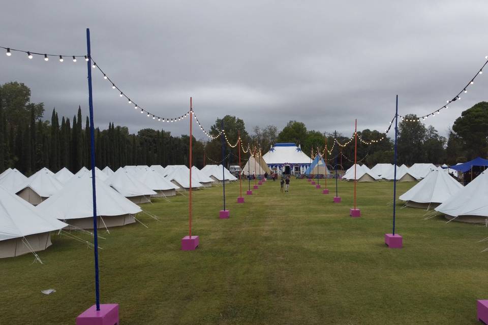 Tipis en La Farinera