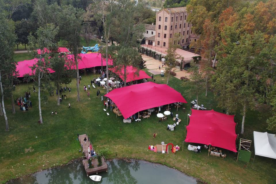 Boda en los jardines