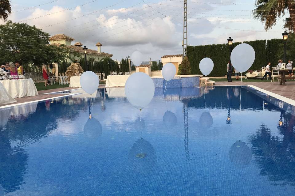 Piscina globos