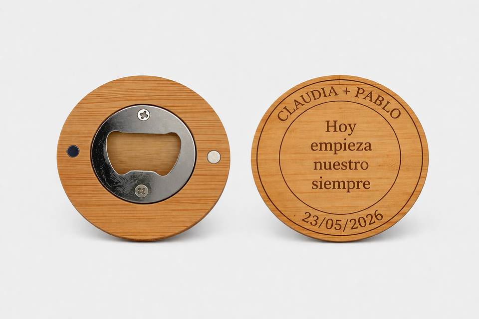 Abridor imantado grabado